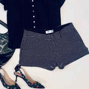 Black & White Polka Dot Shorts